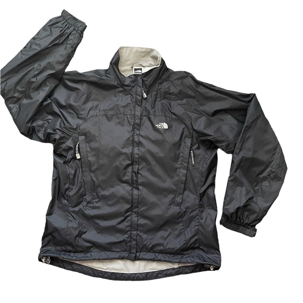 The North Face Black Lightweight Stow Pocket Jacket Coat Size Medium